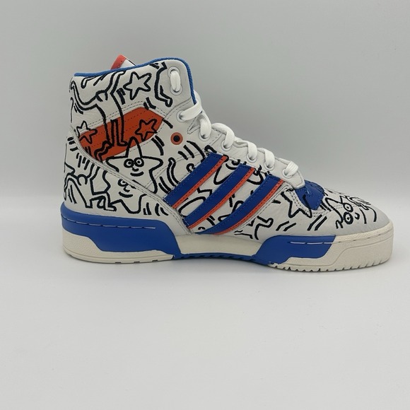 Adidas Keith Haring x Rivalry High Pop Art Rare  (2019) EE9296 - Sz 7.5  Clean main image 7